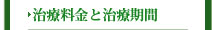 治療料金と治療期間